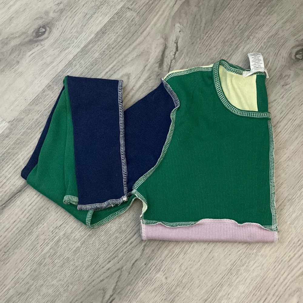 Women’s long sleeve patchwork shirt